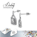 Destiny Jewellery Crystal From Swarovski Sweet Lock Earrings